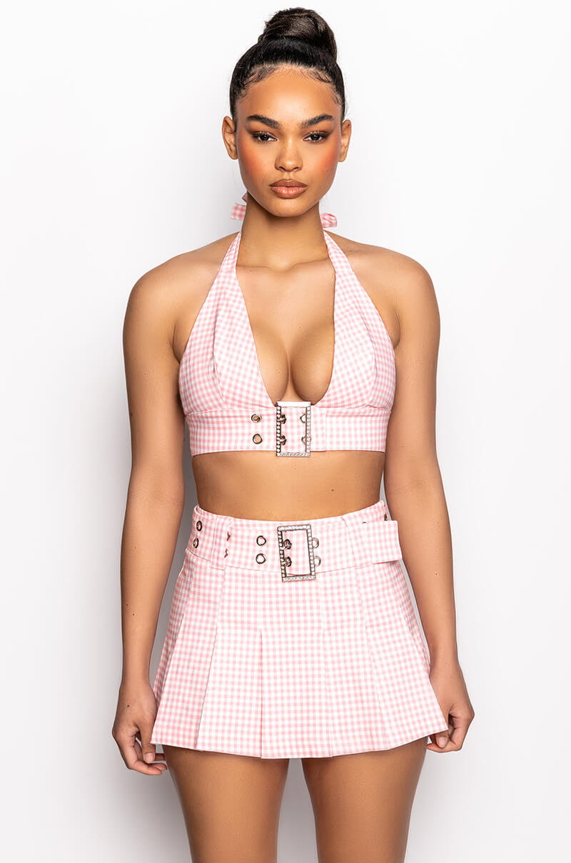 SWEET BUCKLED BRALETTE