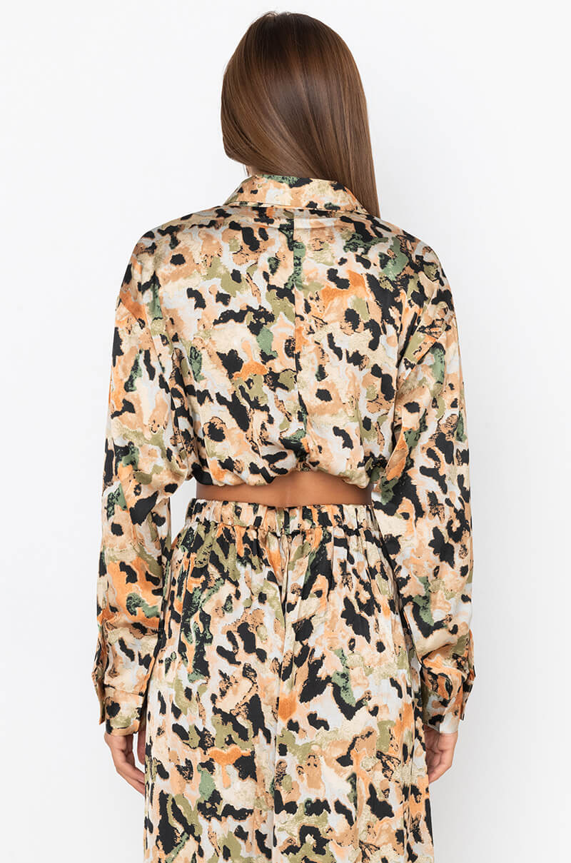 SWEET LOVE TIE FRONT BLOUSE