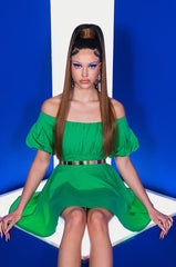 SWEET TING MINI OFF THE SHOULDERS DRESS