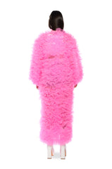 TAKE A BOW AVANT GARDE RUFFLE TRENCH
