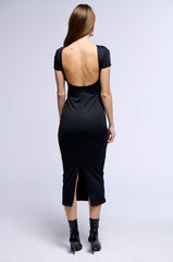 TAKE IT EASY KNIT MIDI DRESS