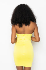 TAKE IT OR LEAVE IT MINI DRESS WITH CUT OUTS