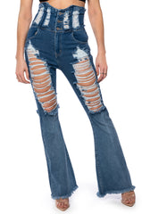 TAKE ME OUT UNDER BUST DENIM JEAN