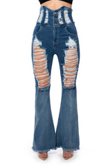 TAKE ME OUT UNDER BUST DENIM JEAN