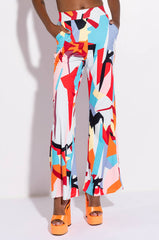 TAKIN IT EASY HIGH WAIST PALAZZO PANT