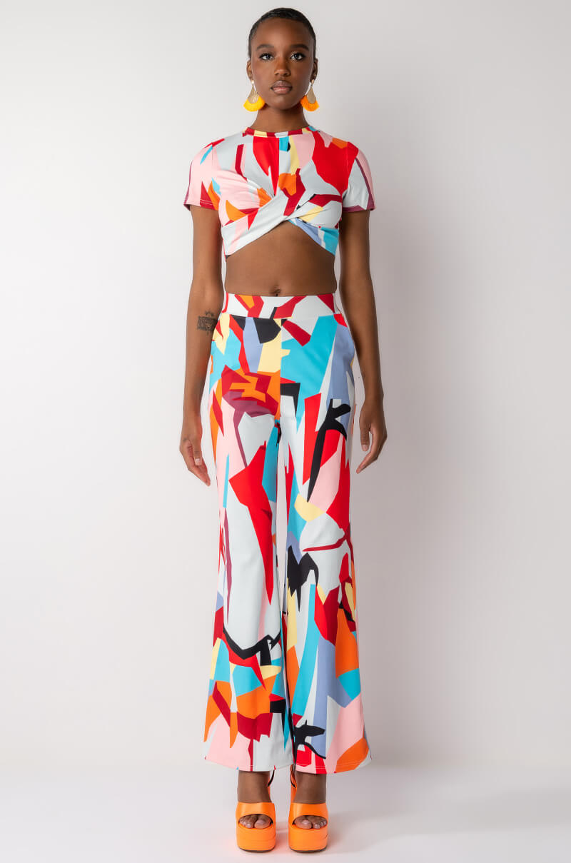 TAKIN IT EASY HIGH WAIST PALAZZO PANT