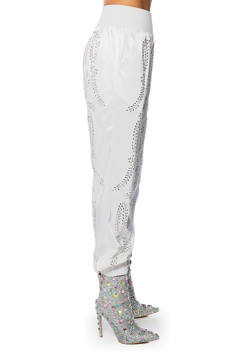 TALK FAST EMBELLISHED JOGGER