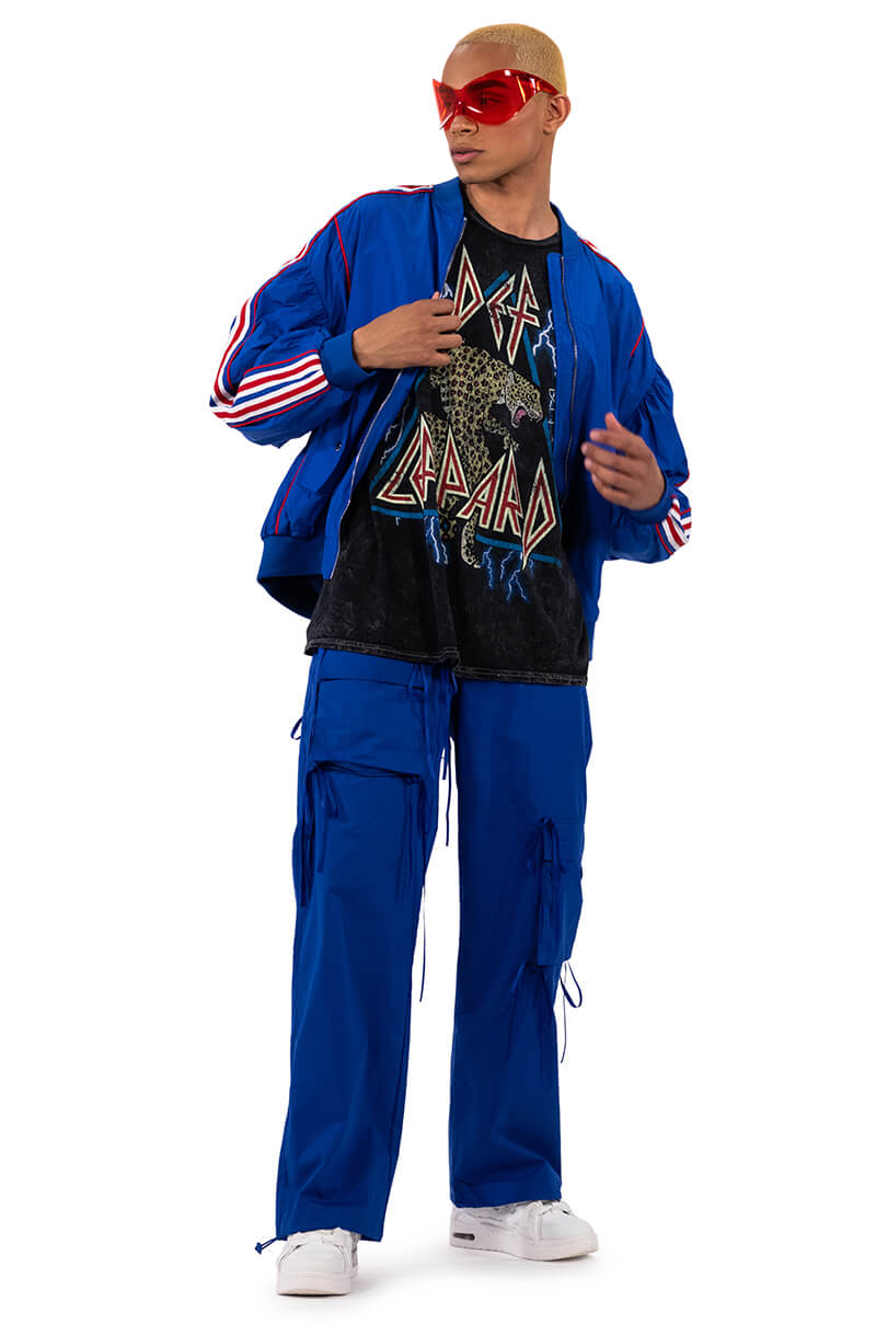 TALK OF THE TOWN ASYMMETRICAL CARGO PANT