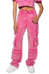 TAMARA RHINESTONE CARGO PANT