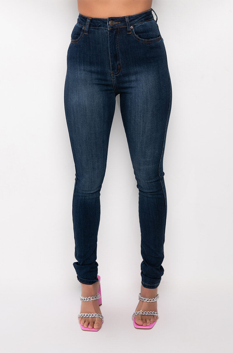 CHARLOTTE HIGH RISE STRETCHY SKINNY JEANS