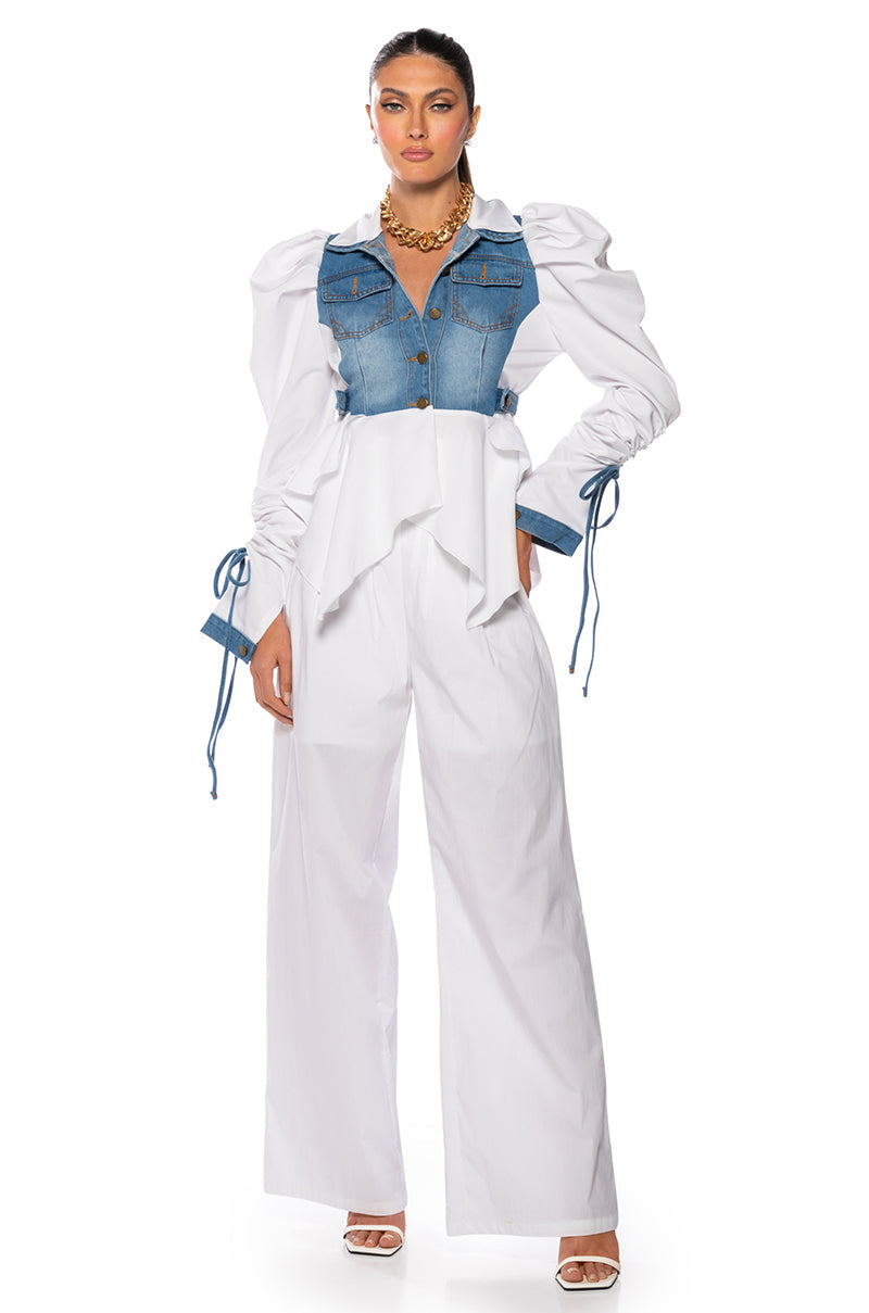 THAT GIRL STRAIGHT LEG CORSET PANT