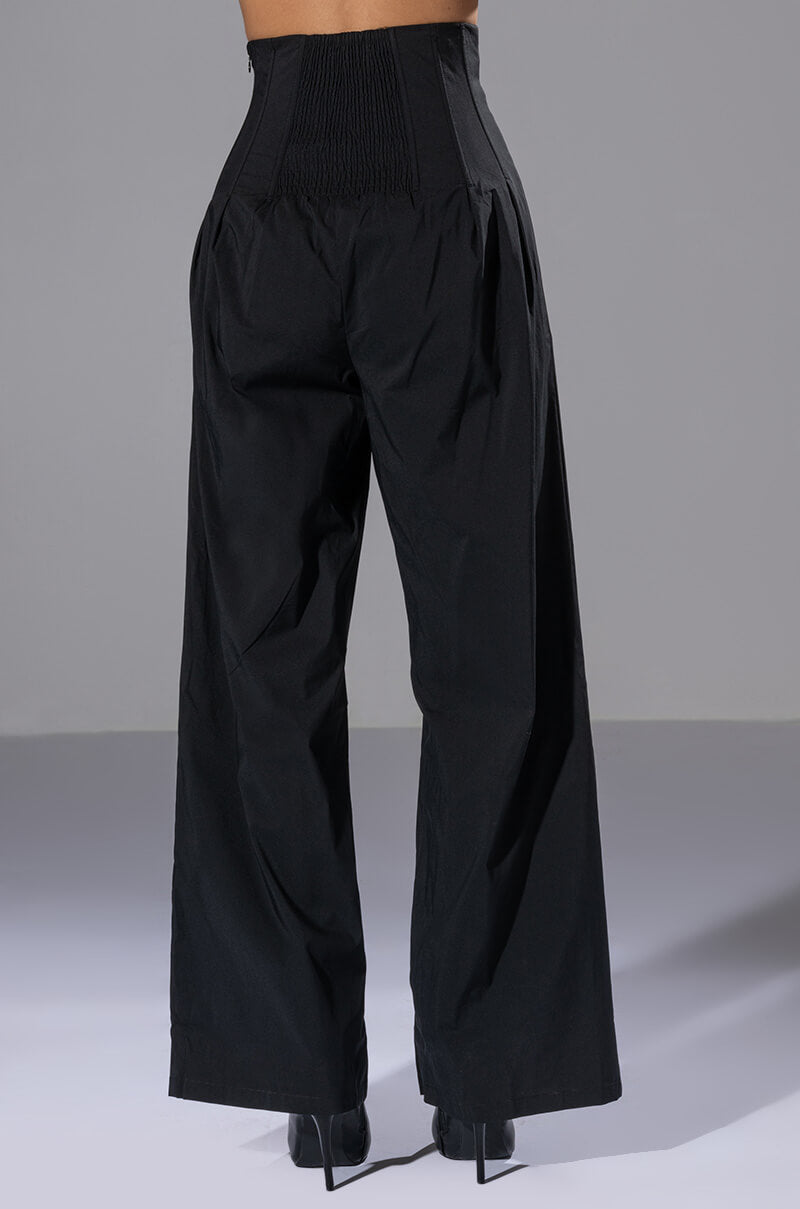 LILLIAN CORSET WIDE LEG PANT