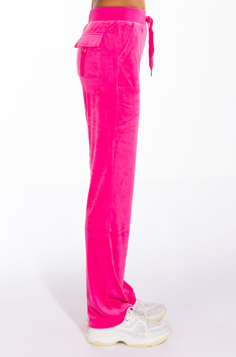THATS HOT VELVET FLARE SWEATPANT