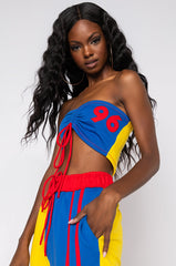 THE HEART BREAKER RUCHED BANDEAU TOP