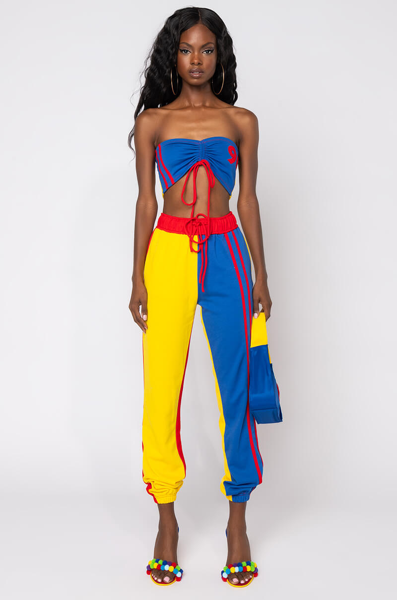 THE HEART BREAKER RUCHED BANDEAU TOP