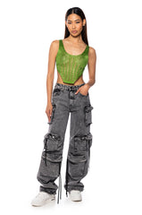 THE LUCKY ONE CROCHET TANK TOP