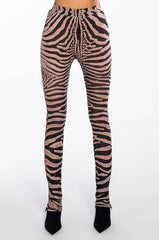 THE REALEST SIDE ZIP MESH LEGGING