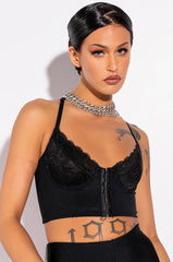 ZAHARA LONGLINE BRALETTE TOP