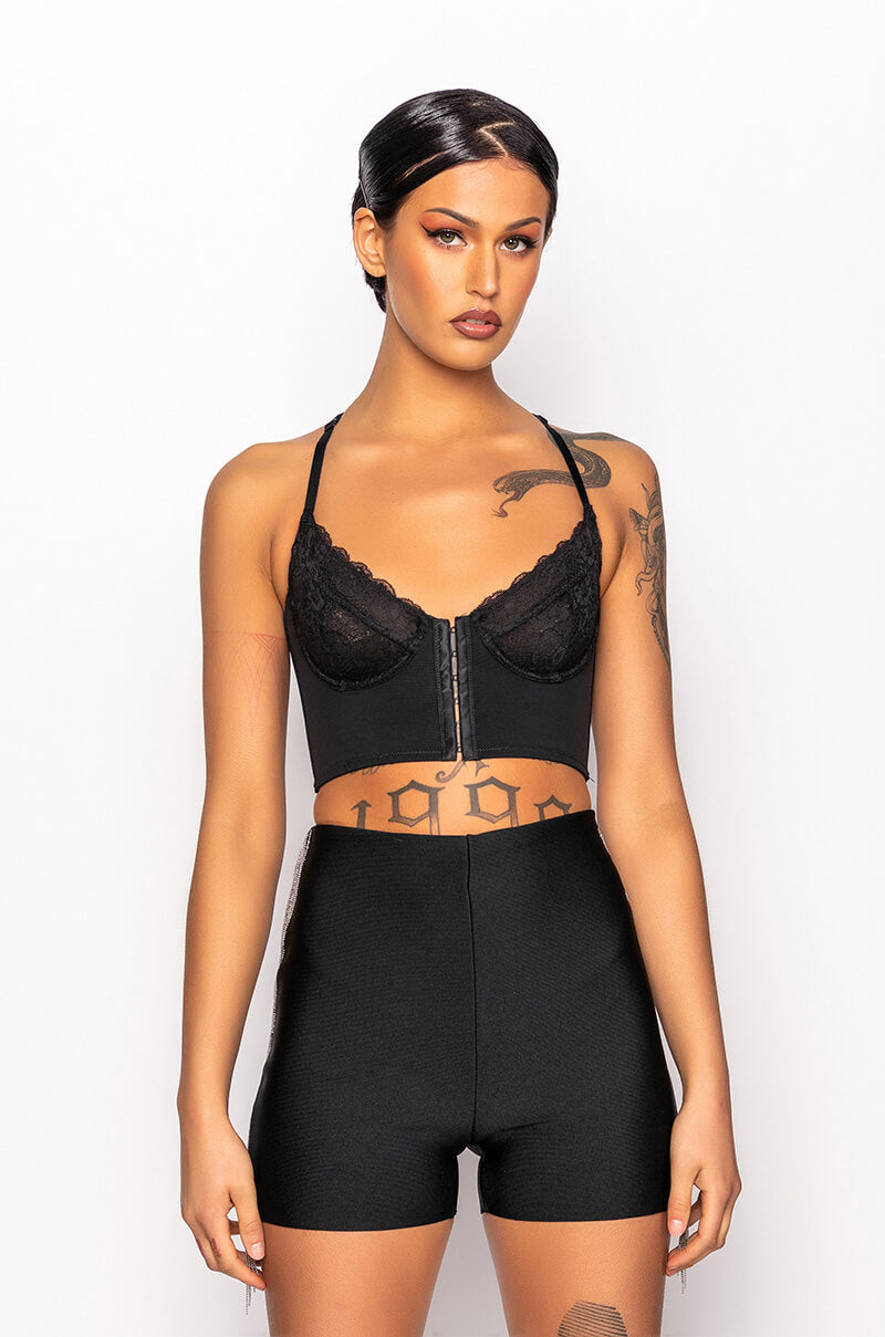 ZAHARA LONGLINE BRALETTE TOP