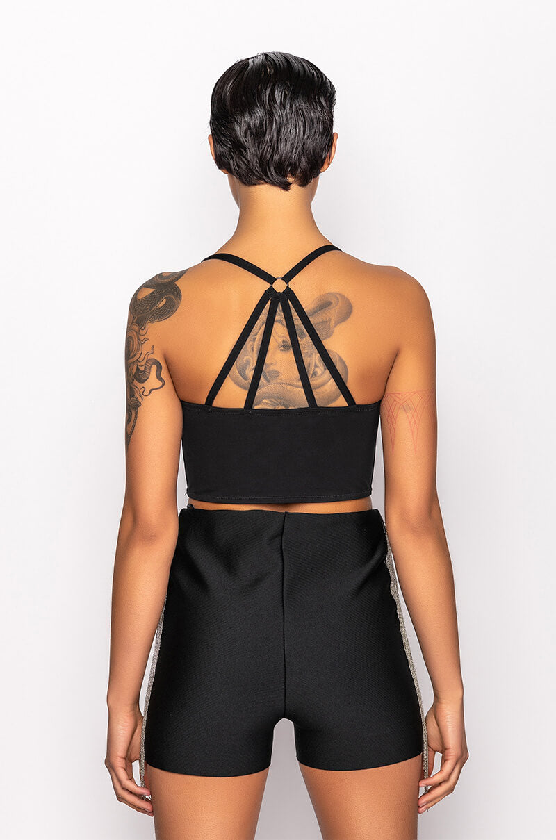 ZAHARA LONGLINE BRALETTE TOP