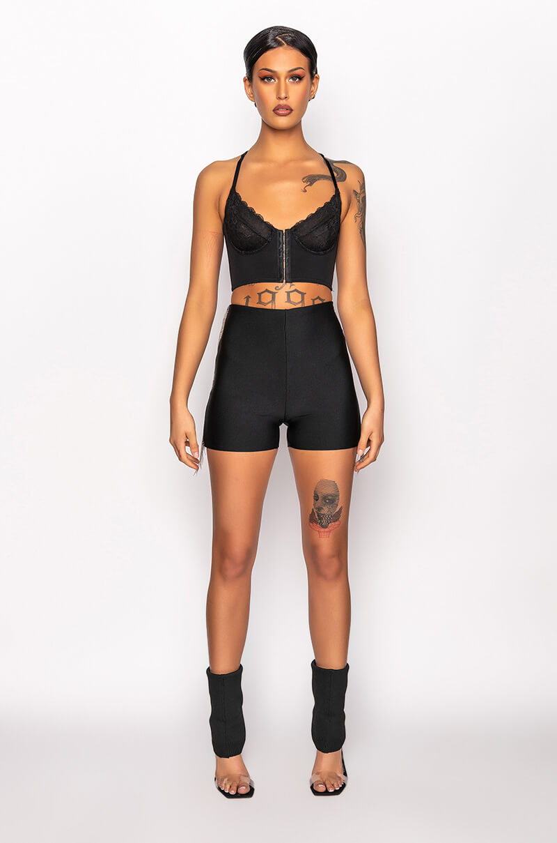 ZAHARA LONGLINE BRALETTE TOP