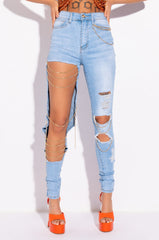 THE WAY YOU MOVE HIGH WAISTED SKINNY JEANS