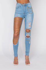 THE WAY YOU MOVE HIGH WAISTED SKINNY JEANS
