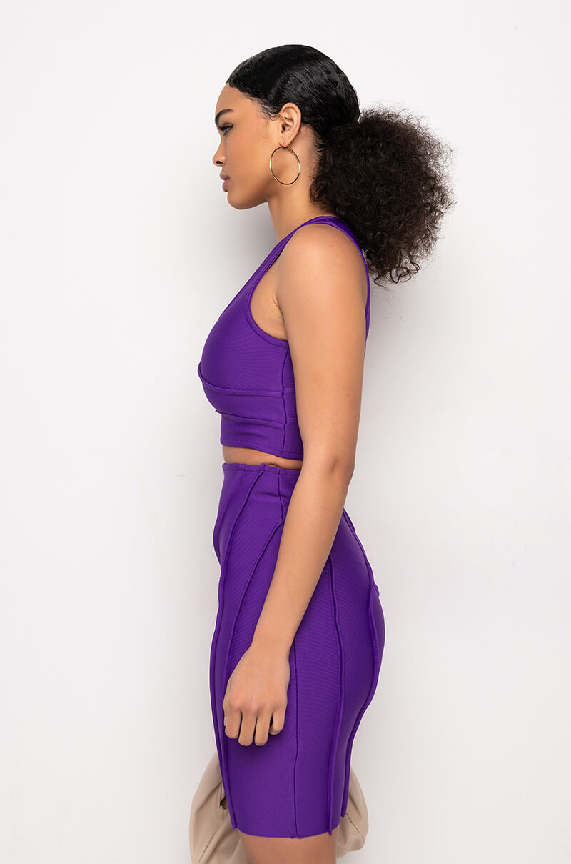 THEIA CROP BANDAGE TANK