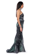 THEY COULD NEVER BELTED MAXI DRESS