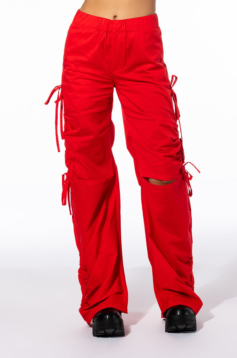 WALK OF SHAME CINCHED TIE PANTS