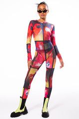 THINKING OF A PLACE MESH LEGGING