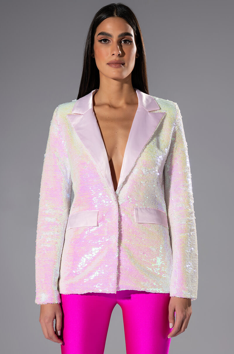 THIS IS FOR THE BDAY GIRL SEQUIN BLAZER