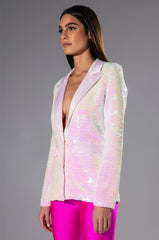 THIS IS FOR THE BDAY GIRL SEQUIN BLAZER