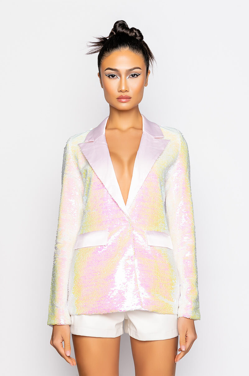 THIS IS FOR THE BDAY GIRL SEQUIN BLAZER