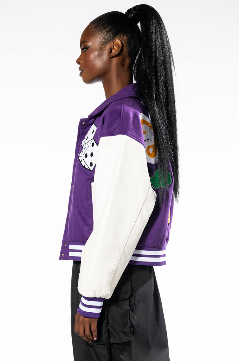 THIS IS MY LUCKY VARSITY JACKET