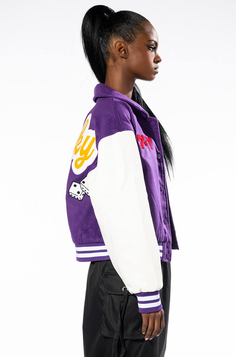 THIS IS MY LUCKY VARSITY JACKET