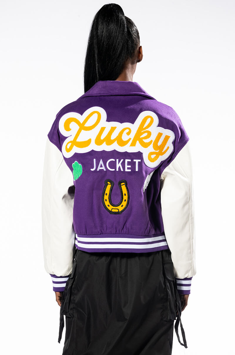 THIS IS MY LUCKY VARSITY JACKET