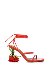 THRONE RED ROSE HEEL SANDAL