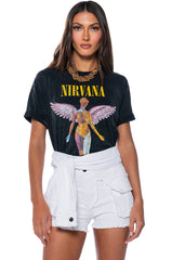TIE ME UP DENIM SHORTS