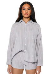 TIME TO RELAX BUTTON DOWN SHIRT
