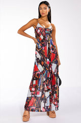 TIME TO SHINE MESH PALAZZO PANT