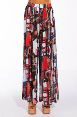 TIME TO SHINE MESH PALAZZO PANT