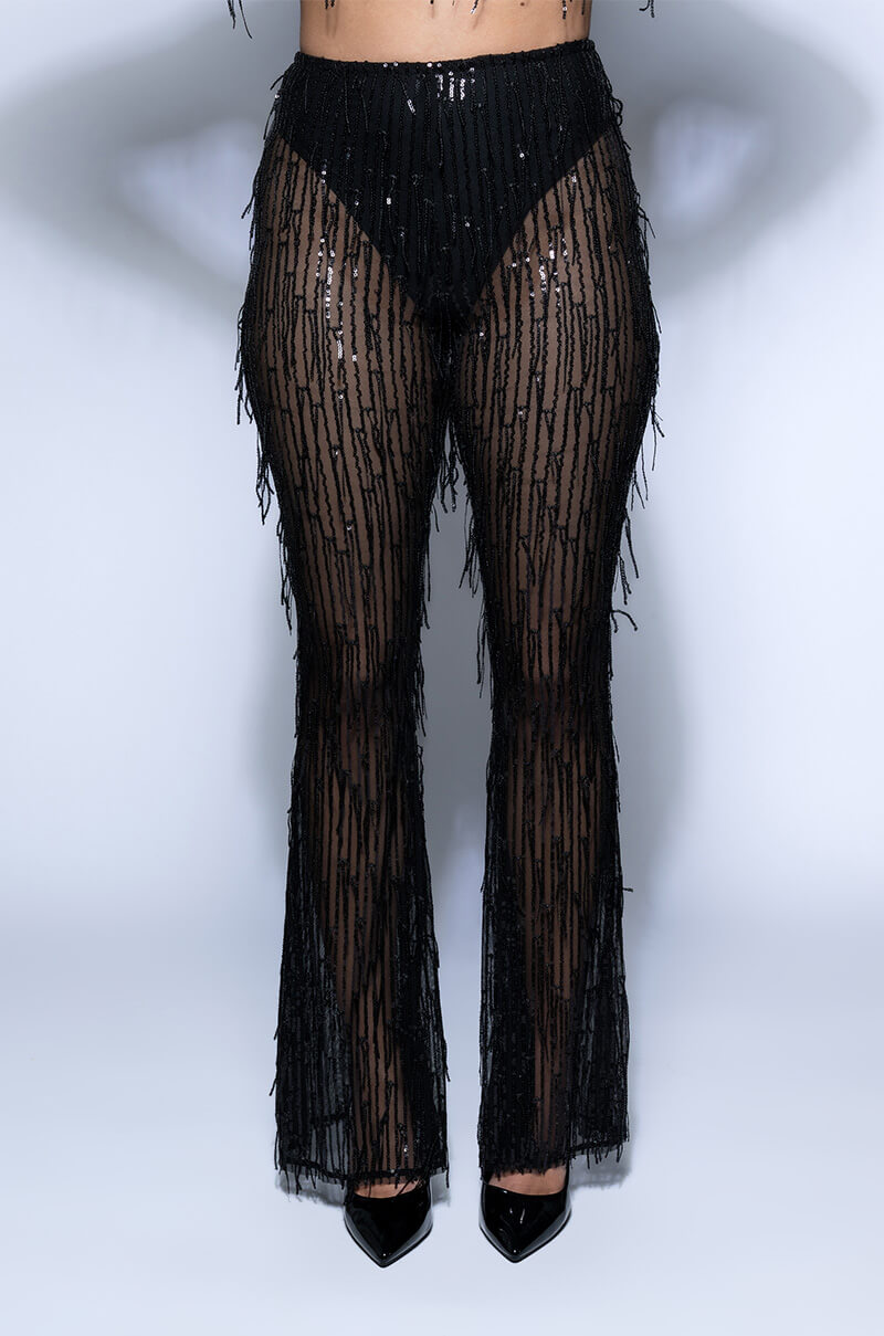 TONIGHT IS THE NIGHT SEQUIN PANTS