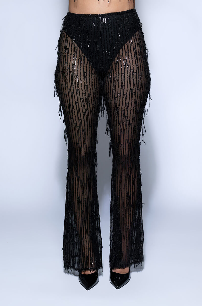 TONIGHT IS THE NIGHT SEQUIN PANTS