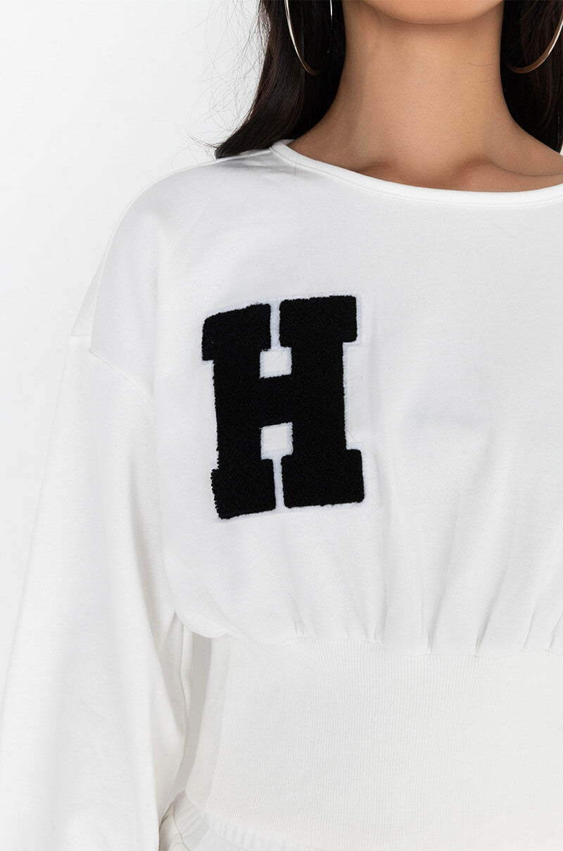 TOO HOT TO HANDLE SCOOP NECK SWEATSHIRT