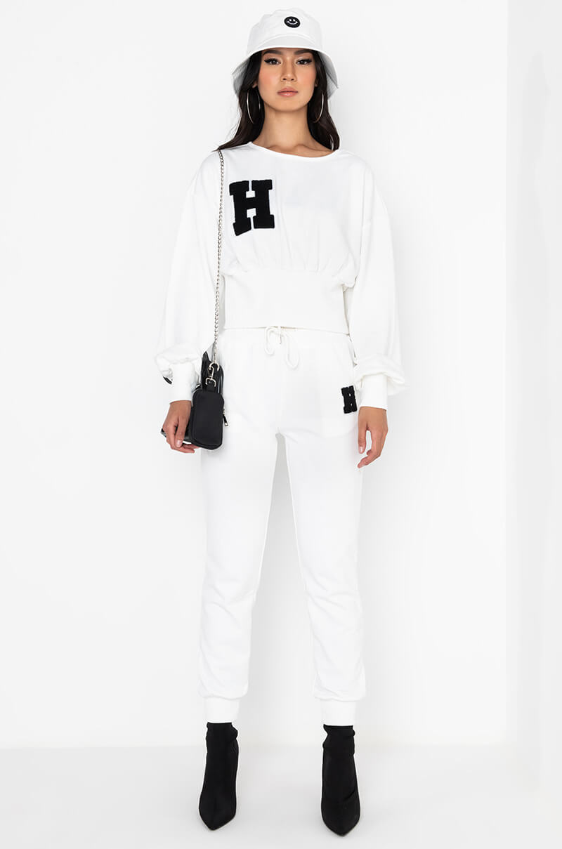 TOO HOT TO HANDLE SCOOP NECK SWEATSHIRT
