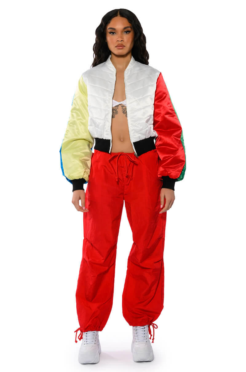 TOO LEGIT WIDE LEG CARGO PANTS