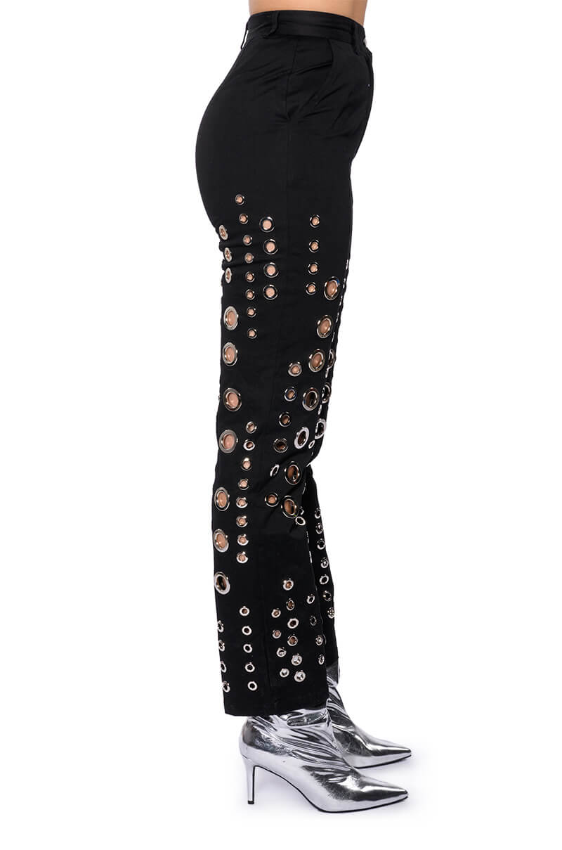 TOO MUCH FOR YOU HARDWARE DETAILED PANTS