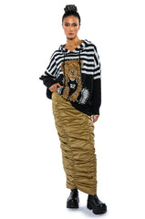 TOP OF THE WORLD CINCHED MAXI SKIRT