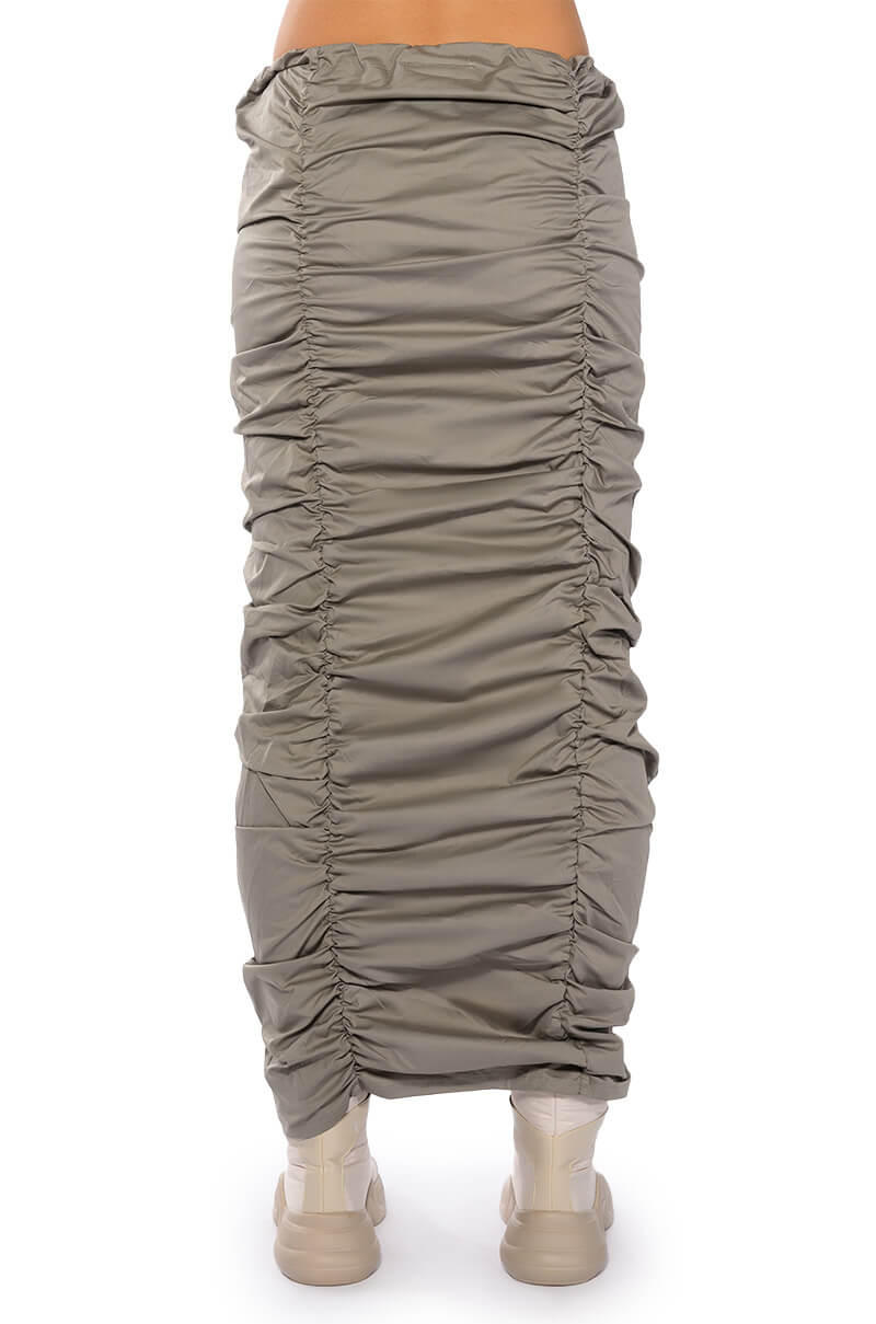 TOP OF THE WORLD CINCHED MAXI SKIRT